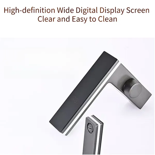 Bathroom Deck Mount Single Hole Digital Display LED Ambient Light Sink Basin Faucet08