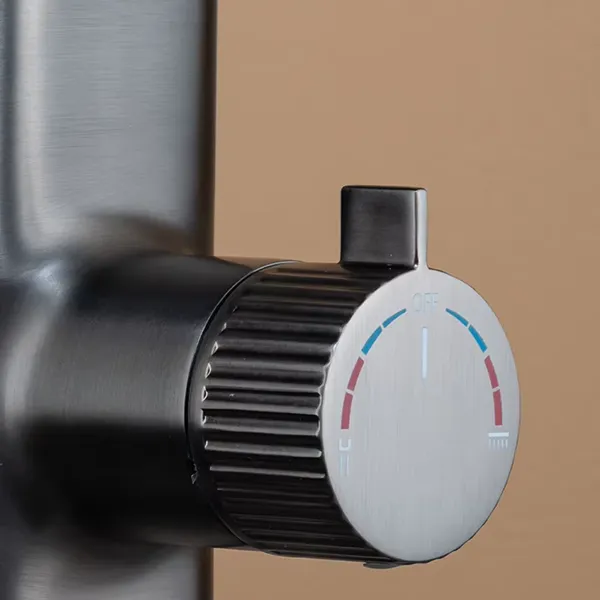 Digital Display Pull Out Waterfall Kitchen Faucet-10