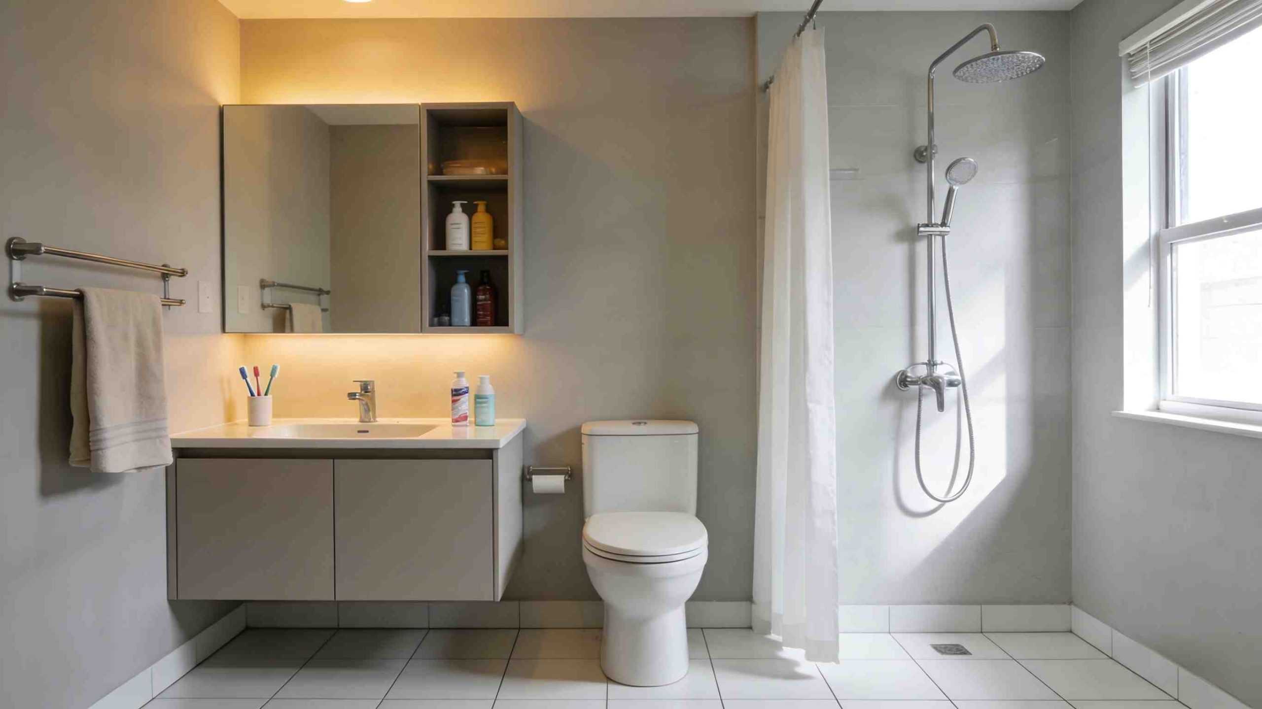 Complete bathroom solution for family daily use modern shower system